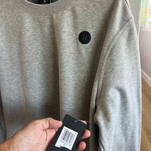 NWT - Men’s Hurley Grey/Gray Crewneck Sweatshirt XL